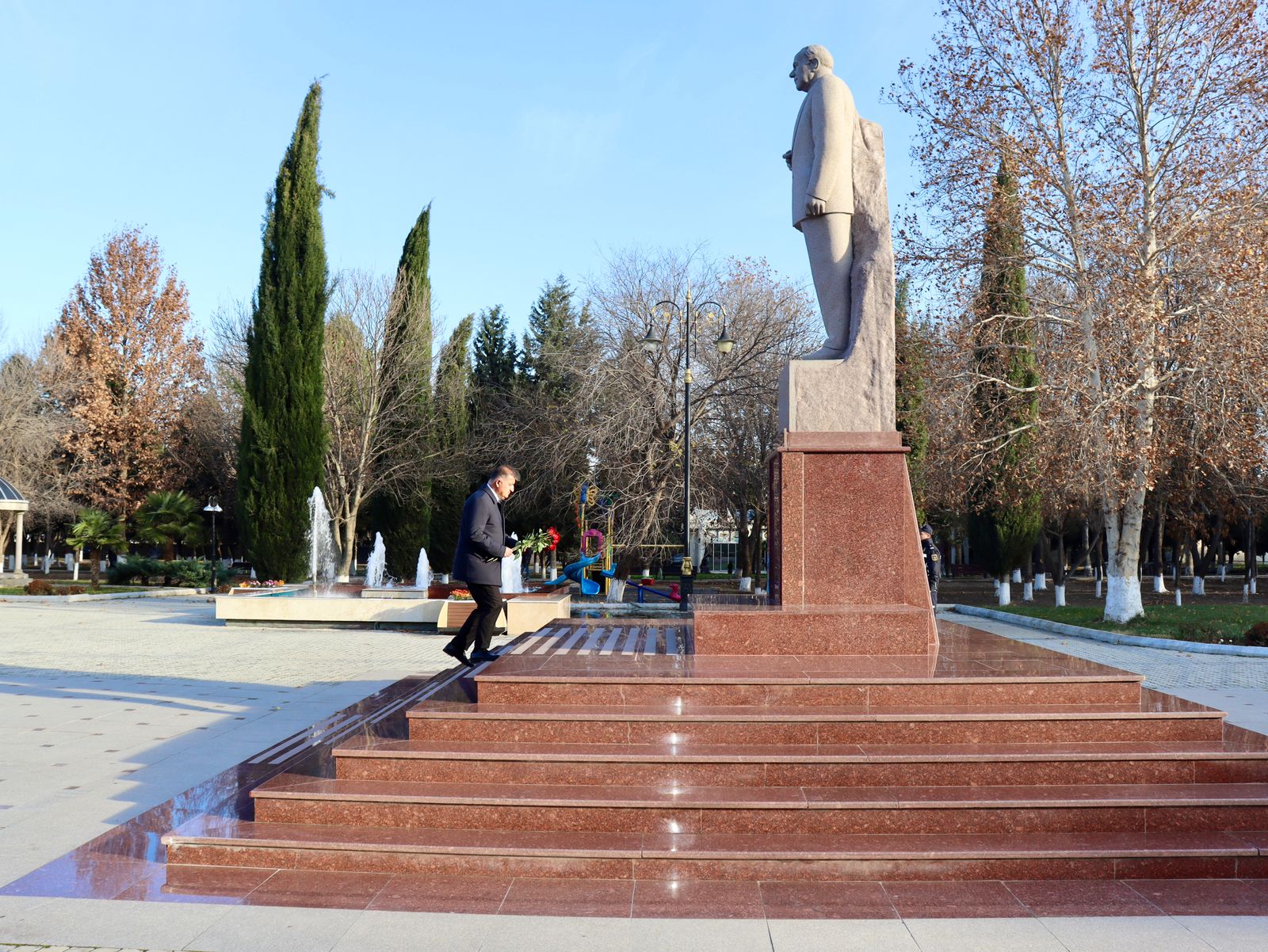 Samuxda Ulu Öndərin əziz xatirəsi yad edilib - FOTO