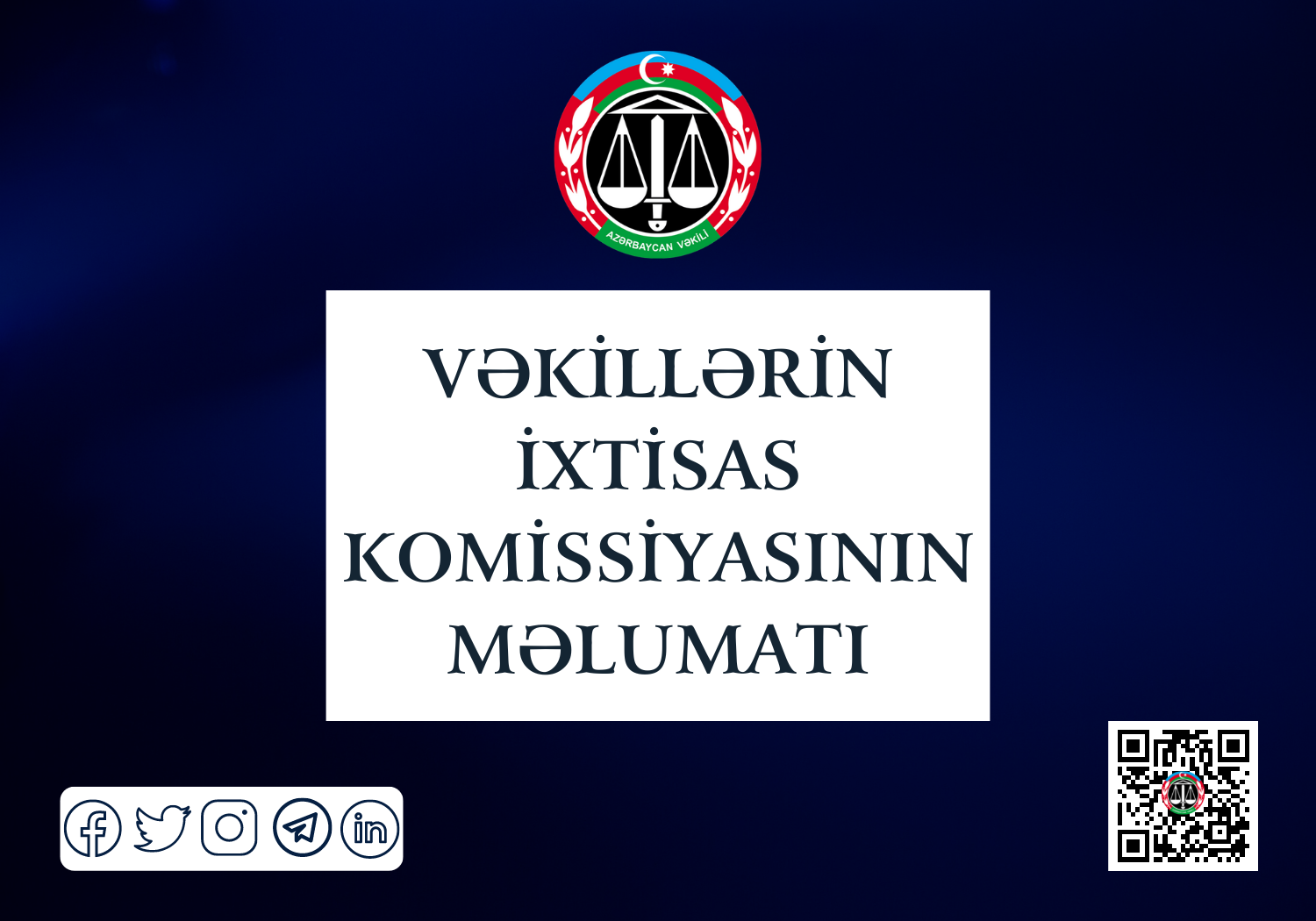 Vəkilliyə qəbulla bağlı test imtahanı keçirildi