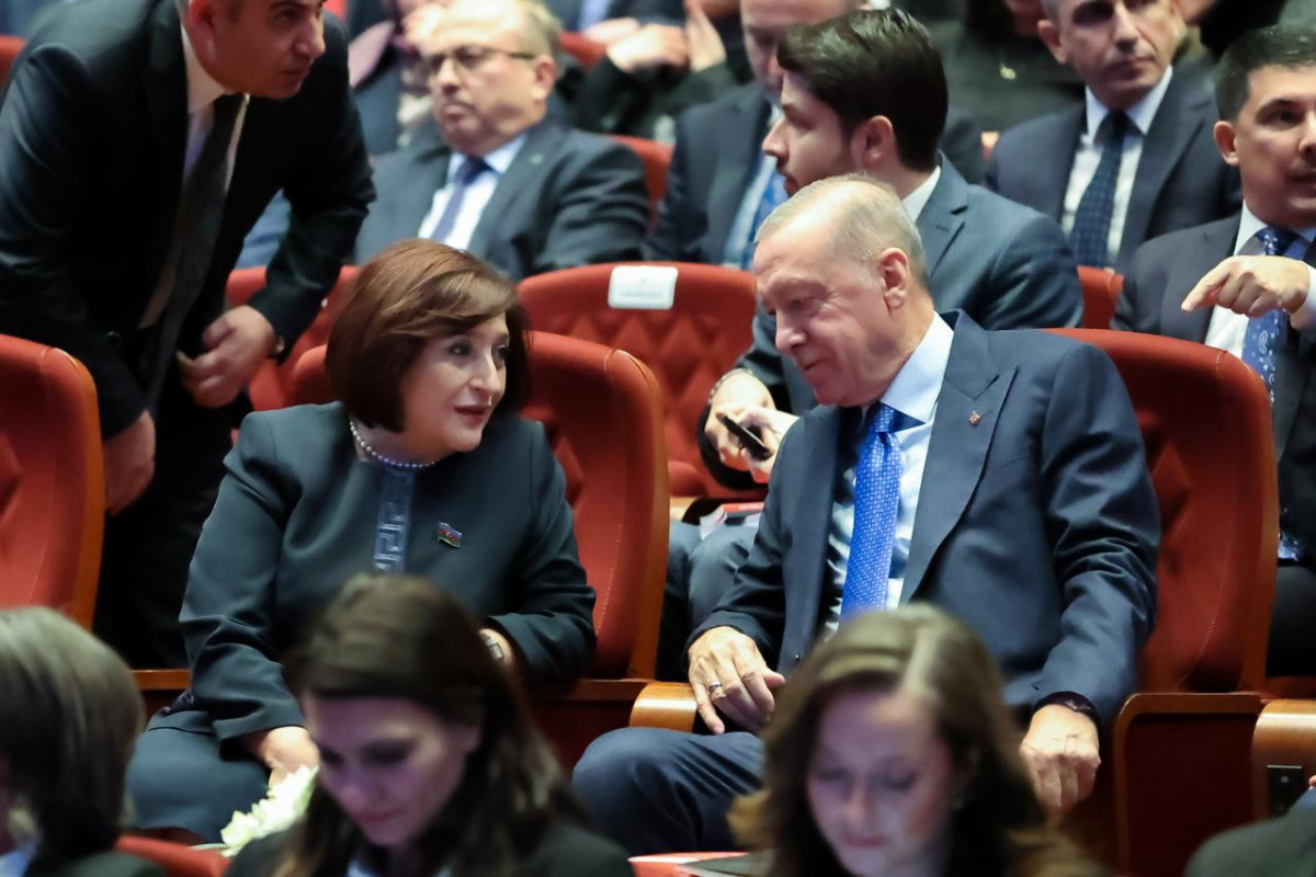Sahibə Qafarova Ərdoğanla görüşüb