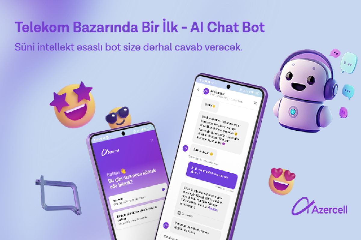 Azercell süni zəka texnologiyasına əsaslanan “AI Chat Bot” xidmətini təqdim edib