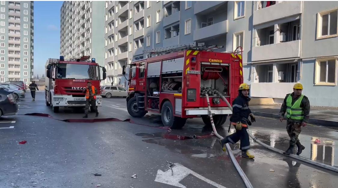 Saraydakı yanğın SÖNDÜRÜLDÜ - YENİLƏNİB