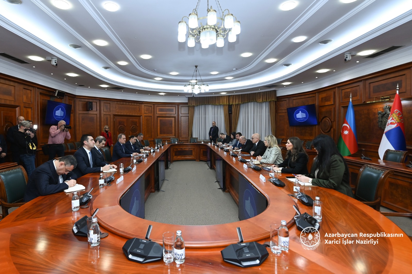 Ceyhun Bayramov Serbiya Baş naziri ilə görüşüb - FOTO
