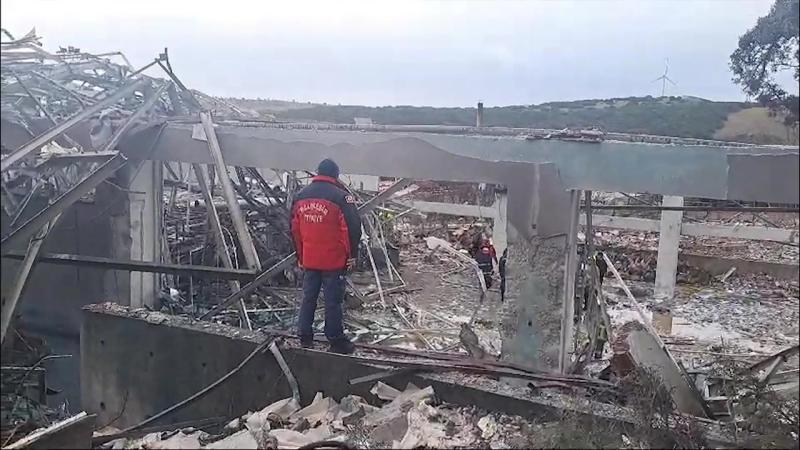 Türkiyədə dəhşətli partlayış: 13 nəfər öldü - Hadisə yerindən GÖRÜNTÜLƏR