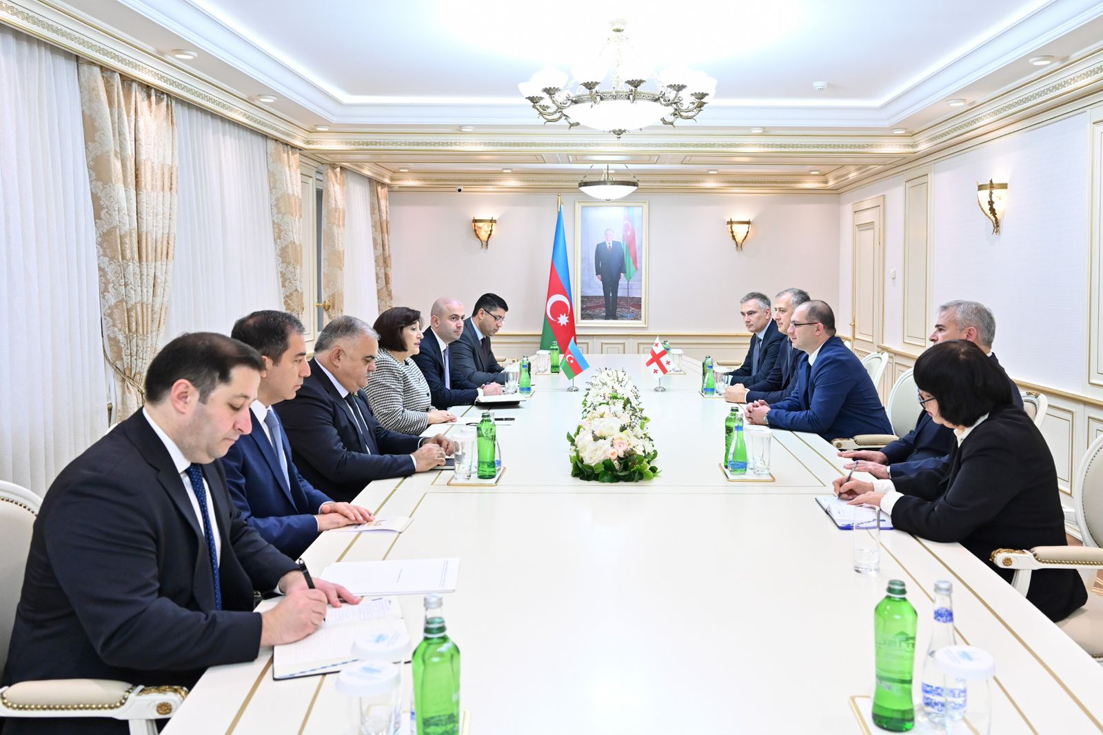 Sahibə Qafarova gürcü deputatlarla görüşdü - FOTO