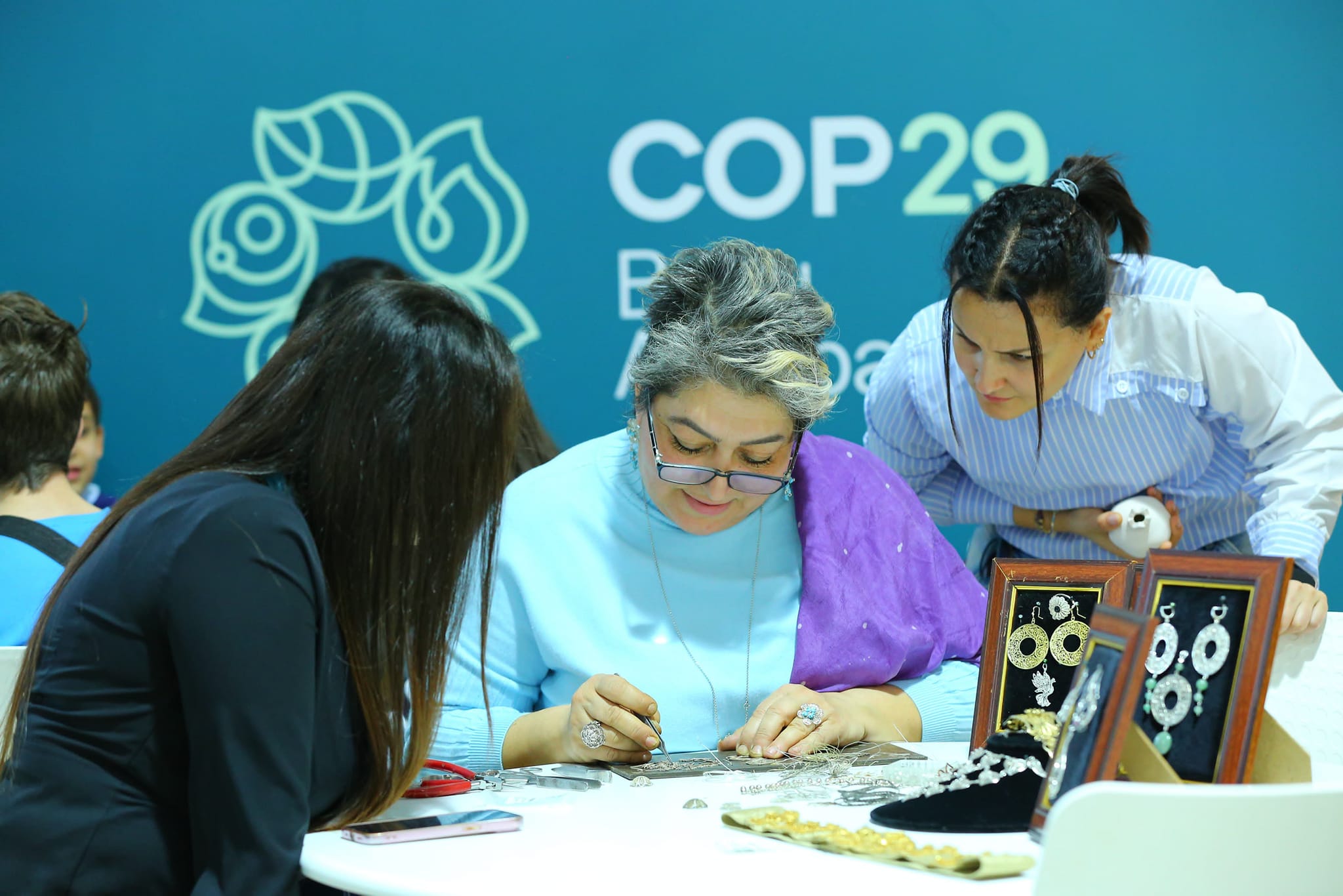 COP29 çərçivəsində "İqlim və sənət" adlı ustad dərsləri keçirilib - FOTO