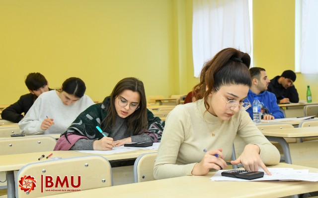 BMU-da qış imtahan sessiyası başladı - FOTOLAR