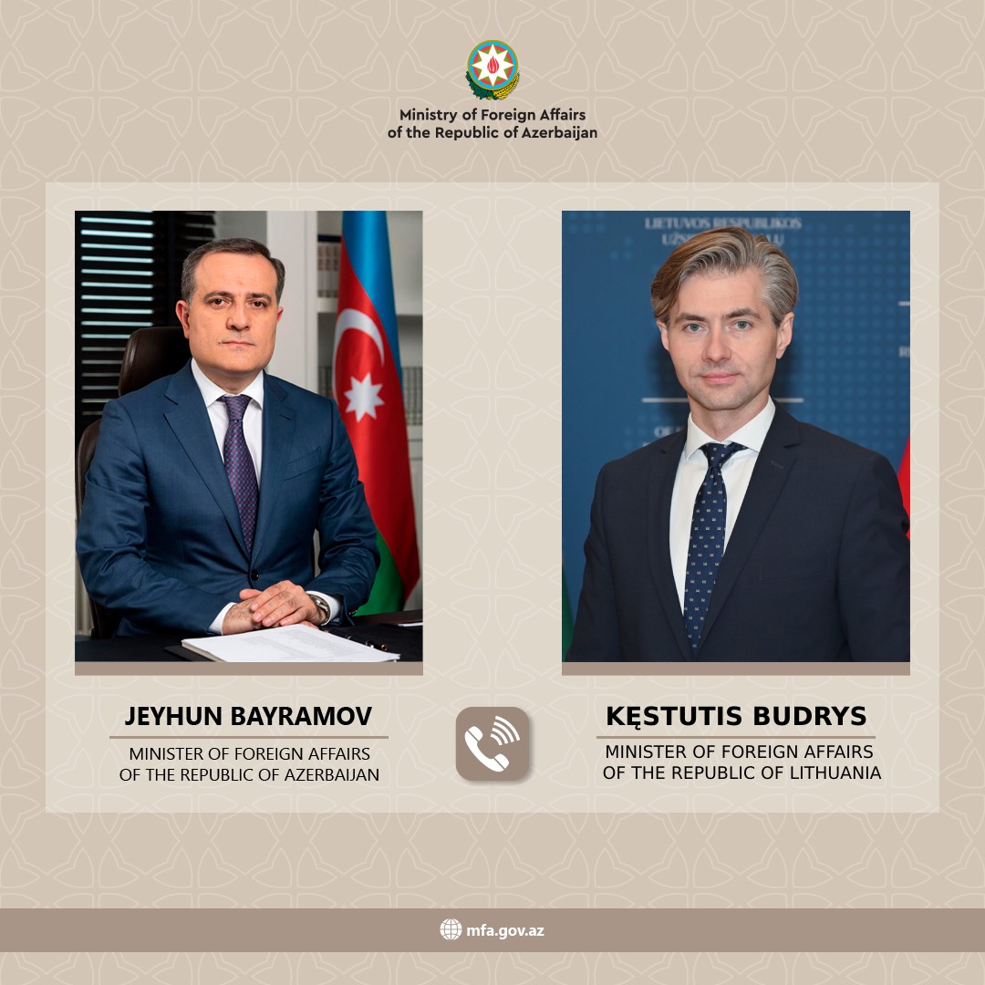 Litva xarici işlər naziri Ceyhun Bayramova başsağlığı verdi