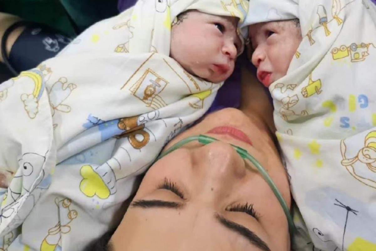 2025-ci ilin ilk əkiz uşaqları dünyaya gəldi - FOTO