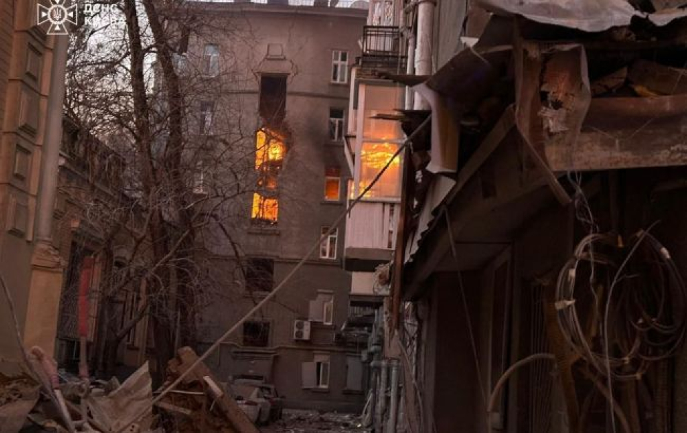 Yeni ilin ilk günü Kiyevə kütləvi hava hücumu - Ölənlər və yaralananlar var
