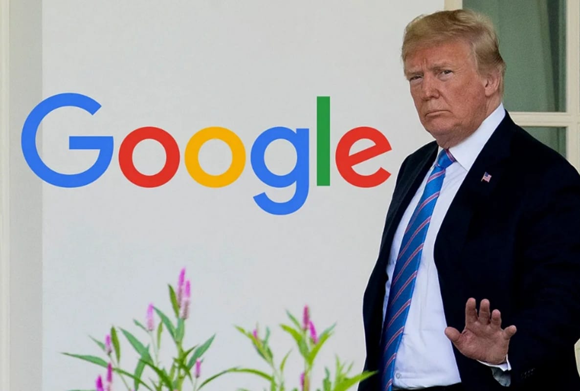 "Google" Trampın andiçmə mərasiminə 1 milyon dollar ianə edib