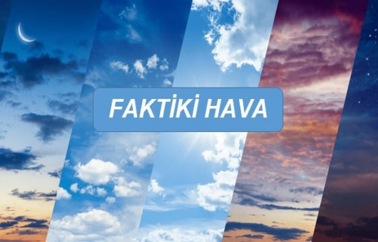 Yağmursuz, 3 dərəcə isti... - Faktiki hava