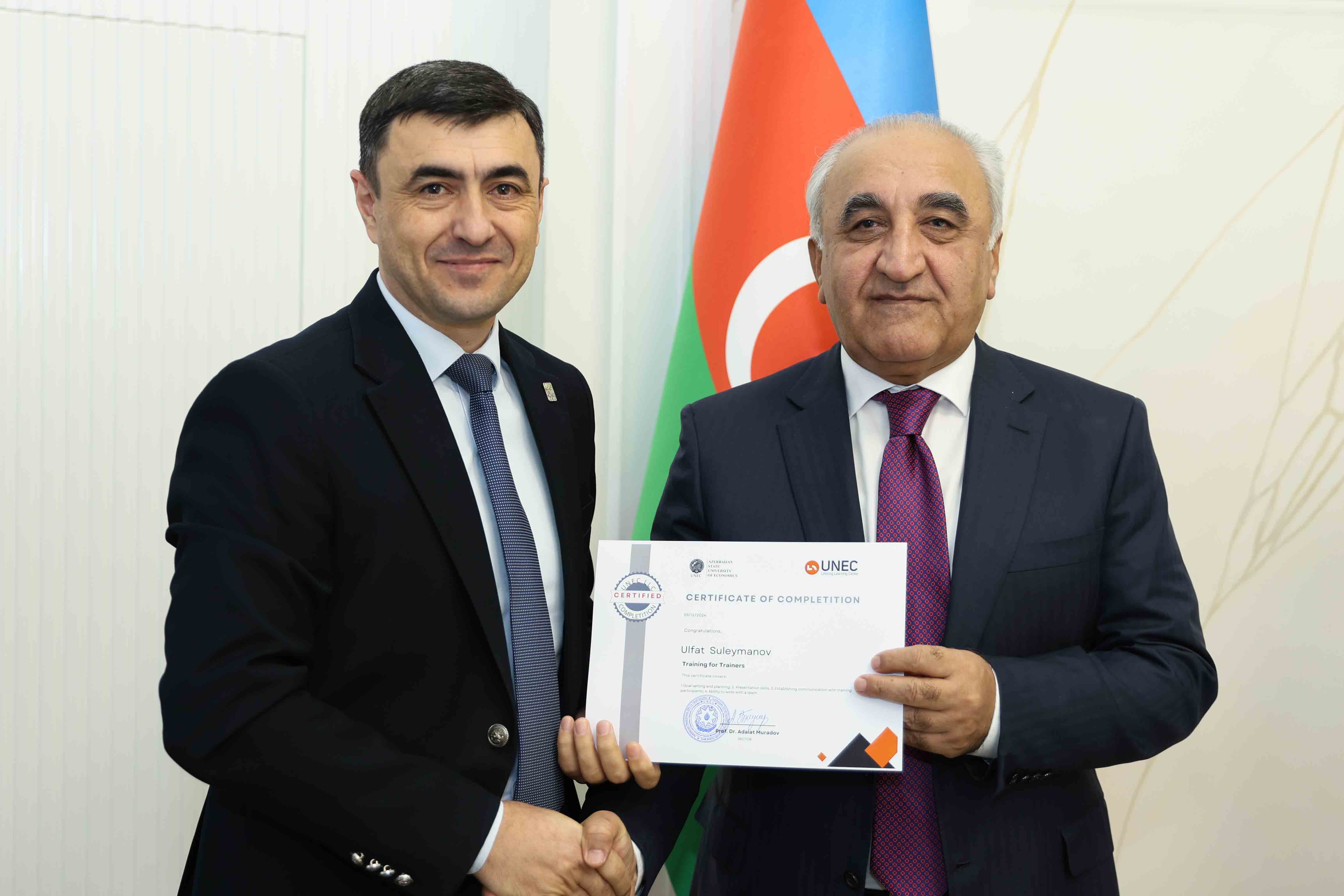 UNEC-in sertifikat təlimləri uğurla yekunlaşdı