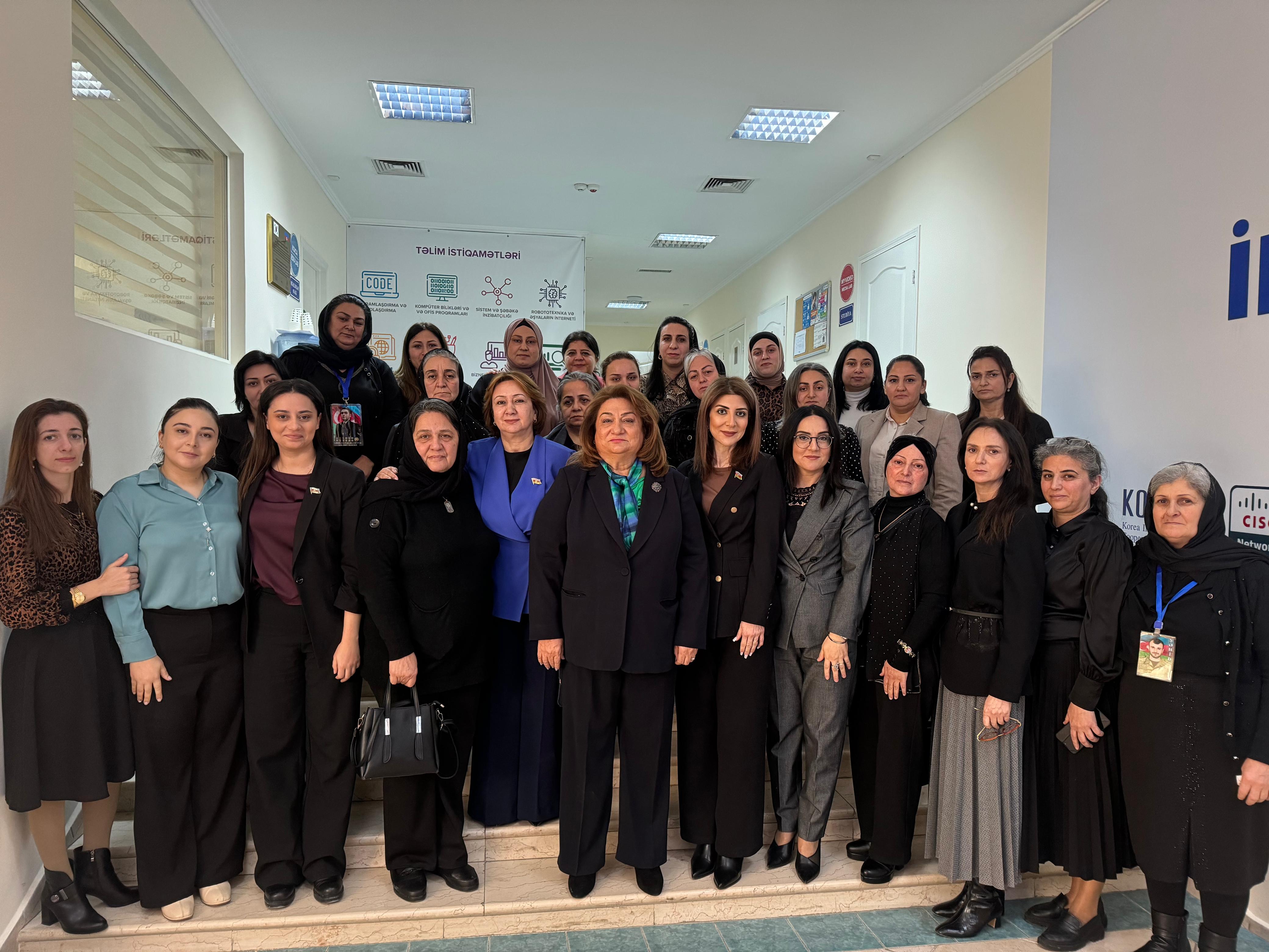 Deputatların şəhid ailələri ilə görüşü keçirilib - FOTO 
