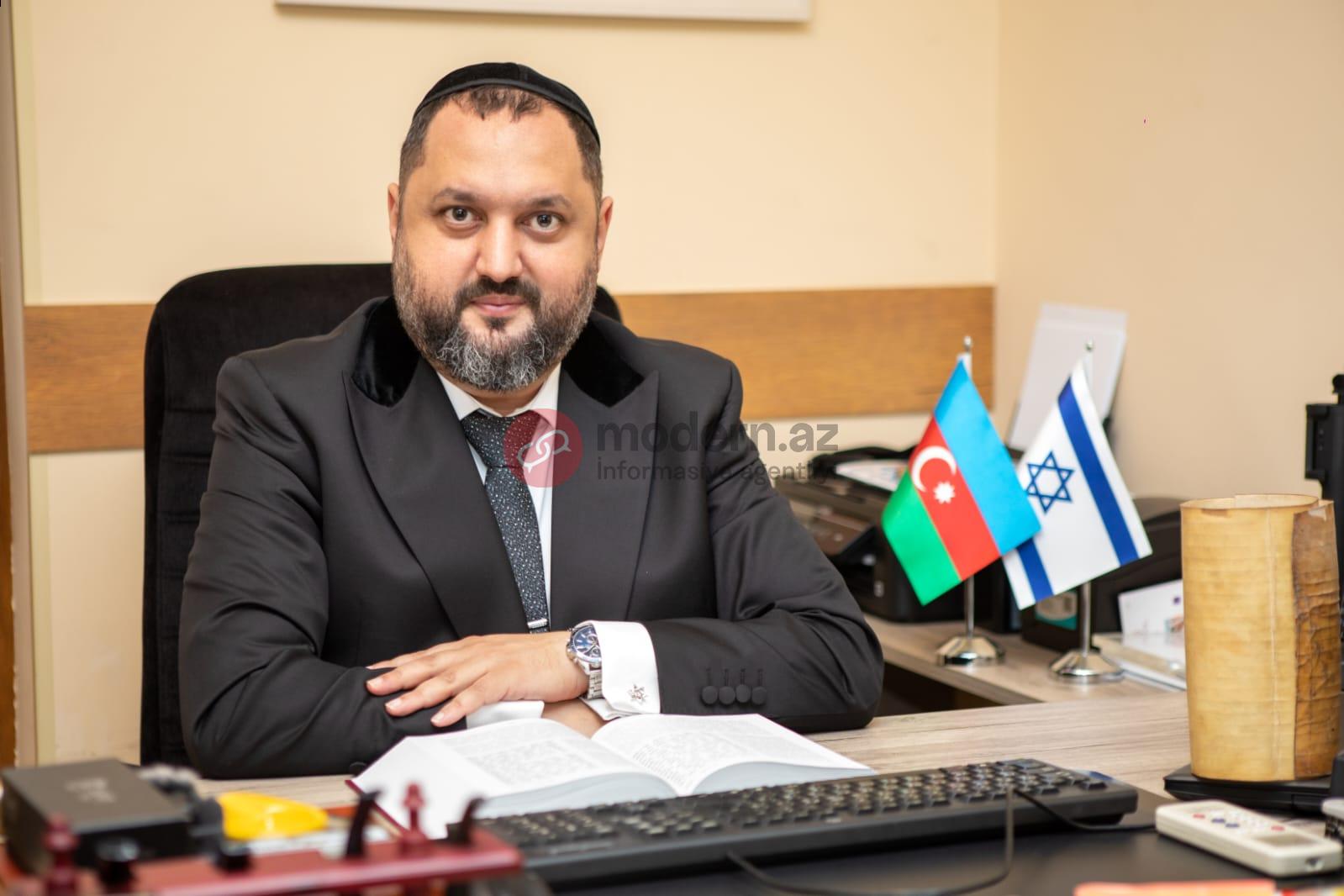 Sefarad yəhudi icmasının sədri: "Prezidentə minnətdarıq"