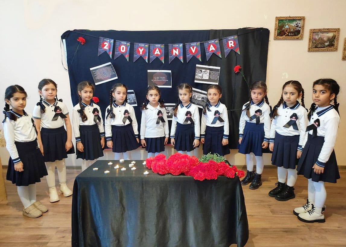 Pirallahıda 20 Yanvar faciəsinin qurbanları anılıb - FOTOLAR