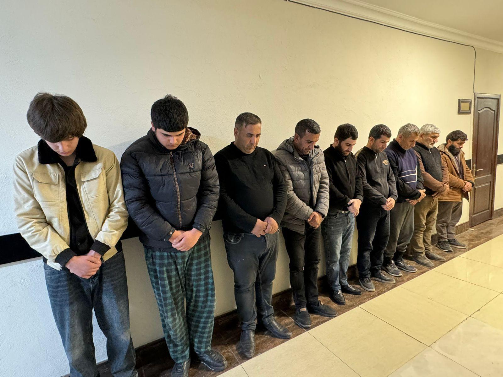 İmişlidə xuliqanlıq hərəkətlərinə görə bir qrup şəxs həbs edildi