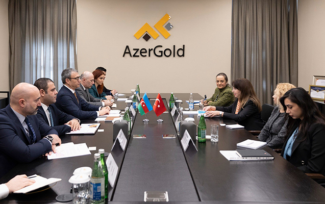 “AzerGold”da Türkiyə XİN-in nümayəndə heyəti ilə görüş keçirildi