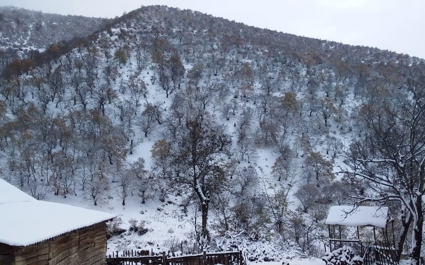 Altıağacda qar YAĞIR