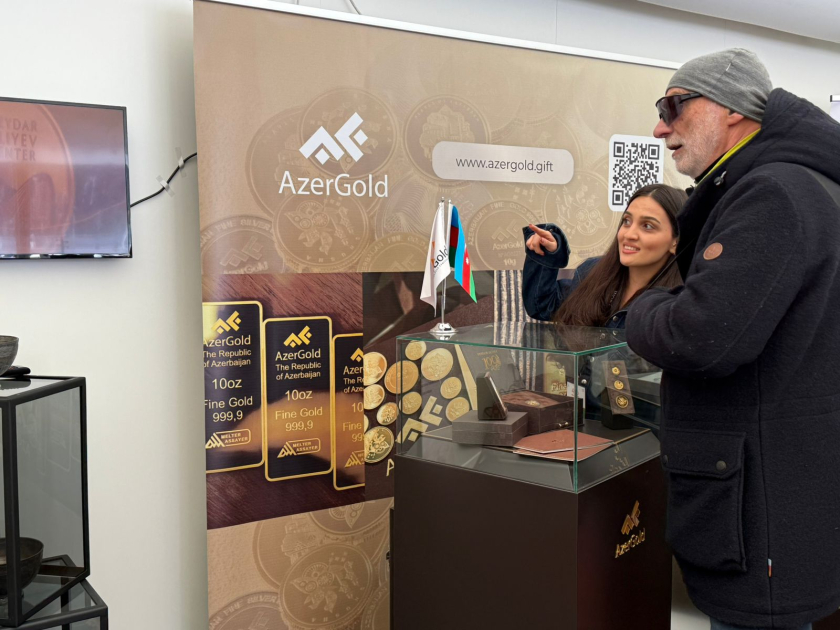 “AzerGold”un qızıl və gümüş sikkəsi İsveçrədə - FOTO