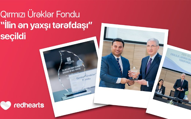 Qırmızı Ürəklər Fondu “İlin ən yaxşı tərəfdaşı” seçildi 