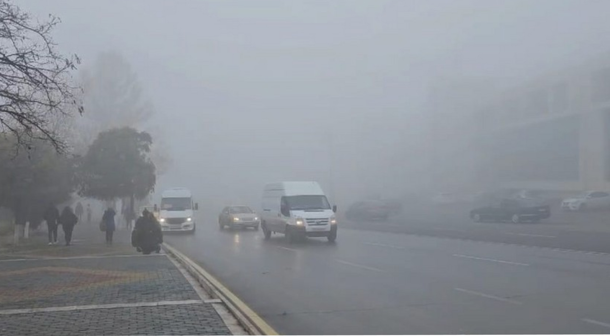 Yol polisindən sürücülərə duman XƏBƏRDARLIĞI