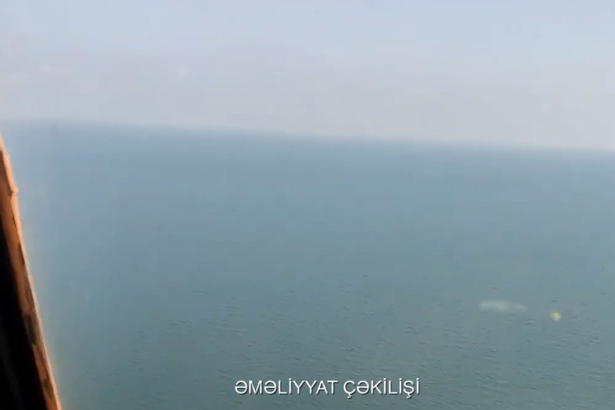 İtən balıqçının axtarışına helikopter cəlb edildi - VİDEO