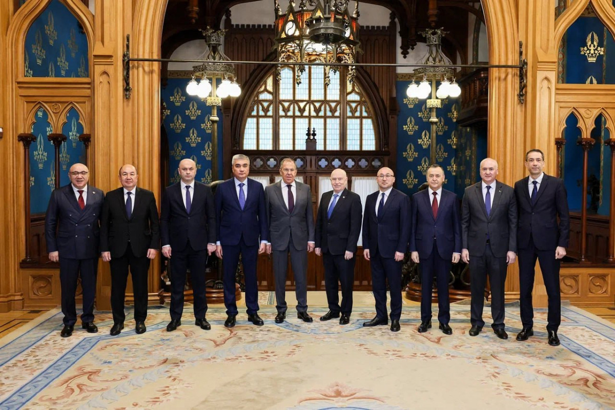 Lavrov MDB ölkələrinin səfirləri ilə görüşdü - FOTO