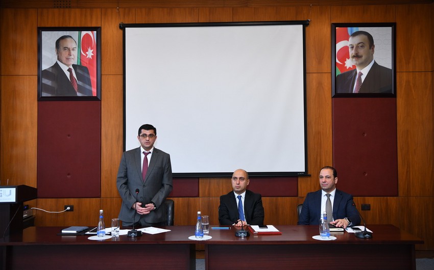 Nazir yeni rektoru kollektivə təqdim etdi - FOTO