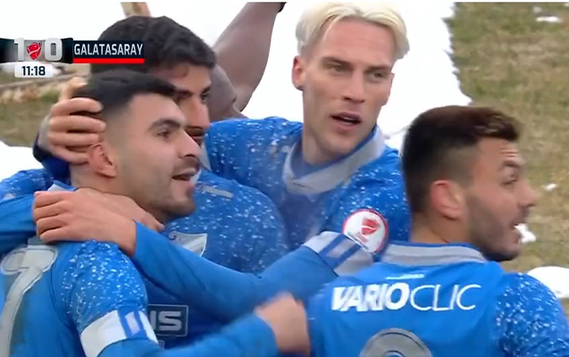 Azərbaycanlı futbolçu “Qalatasaray”ın qapısına qol vurdu - Video