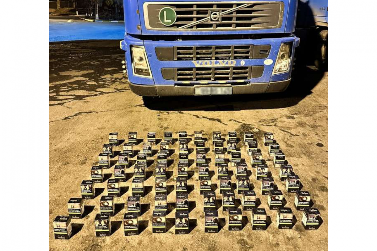 Gömrükdən gizlədilən 24 000 siqaret aşkarlandı - FOTO