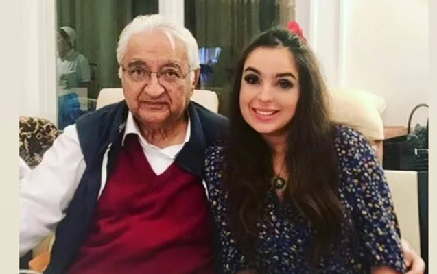 Leyla Əliyeva babasını belə təbrik etdi