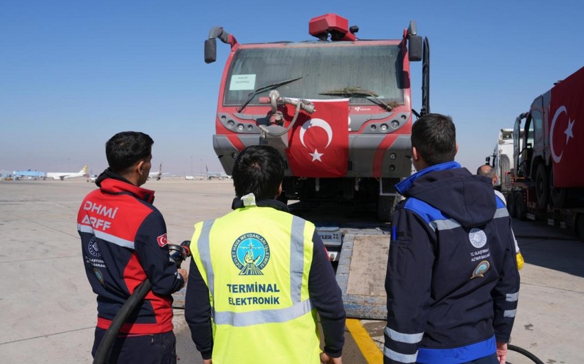 Türkiyə Dəməşq hava limanını BƏRPA EDİR