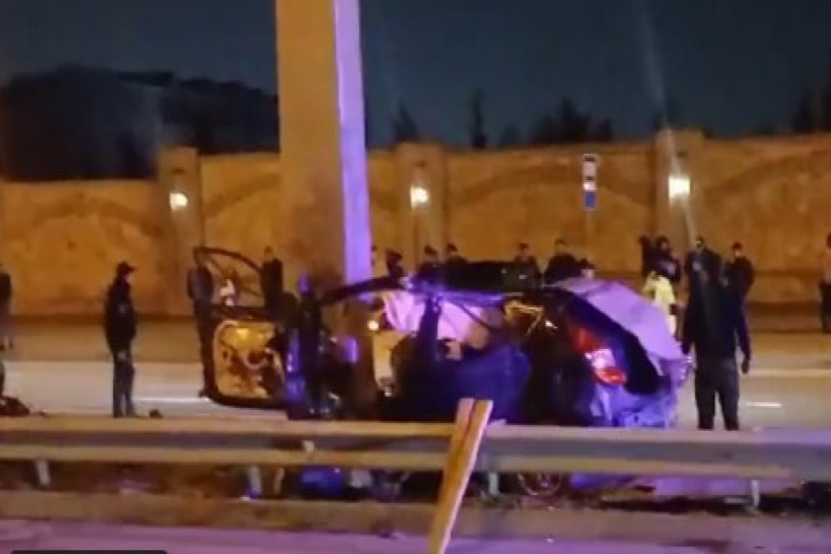 Bakıda ölümlə nəticələnən yol qəzası
