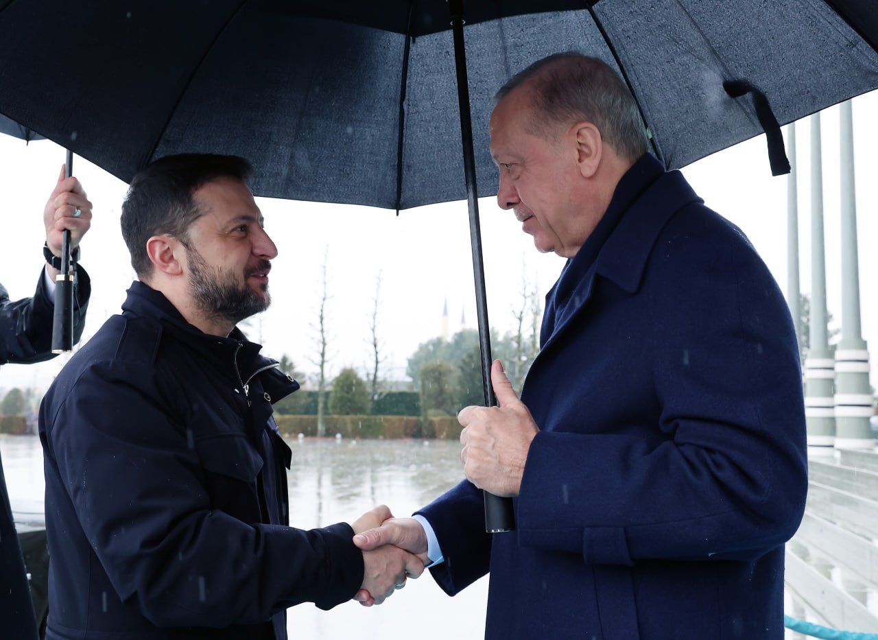 Ərdoğanla Zelenskinin görüşü BAŞLADI
