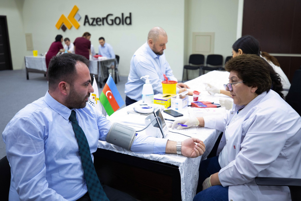 “AzerGold”da növbəti qanvermə aksiyası keçirilib - FOTO