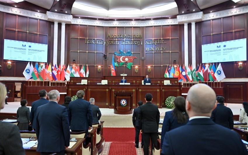 Asiya Parlament Assambleyasının Bakı Bəyannaməsi qəbul olundu