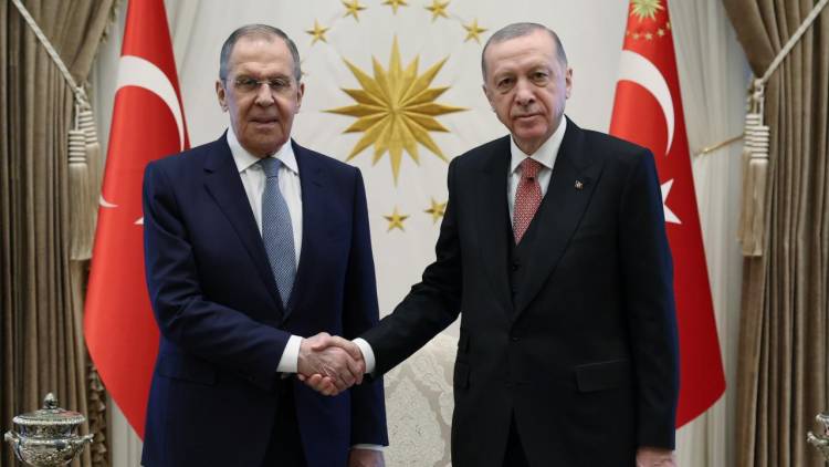 Ərdoğan Lavrovu qəbul etdi - YENİLƏNİB