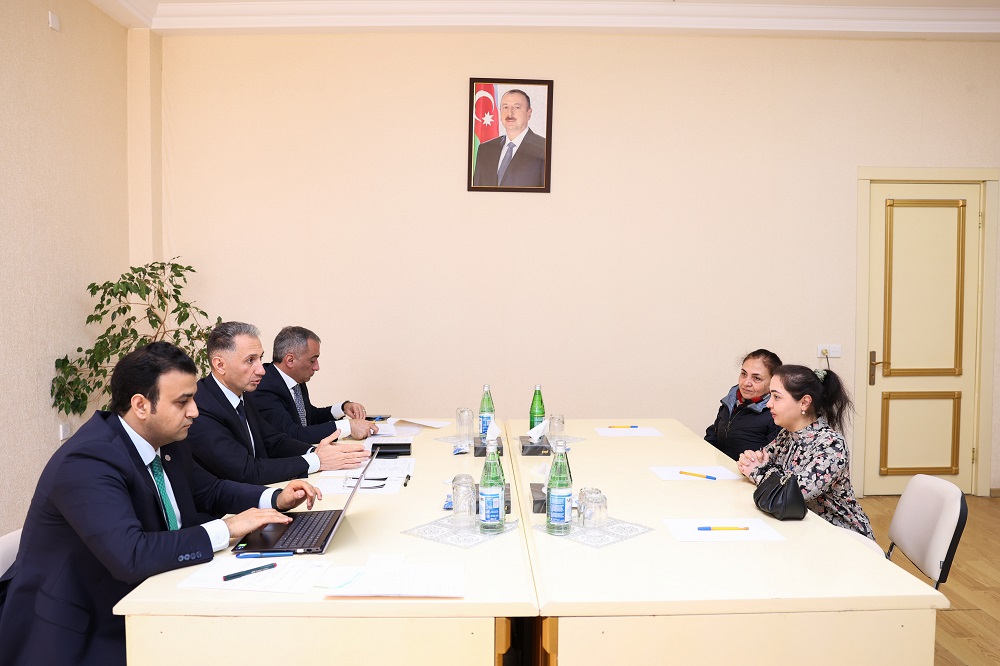 Rəşad Nəbiyev Samuxda vətəndaşları qəbul edib - FOTO