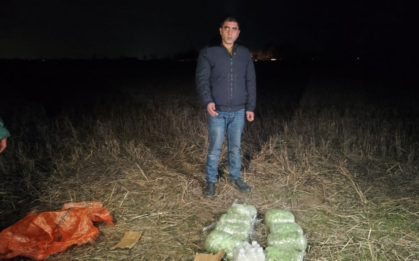 İrandan Azərbaycana 22 kiloqram narkotik keçirilməsinin qarşısı alındı
