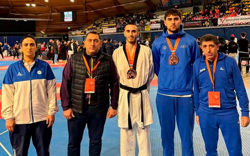 Taekvondoçularımız Niderlandda medal QAZANDILAR