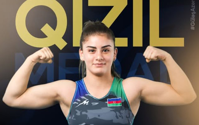 Qadın güləşçimiz Avropa çempionu oldu