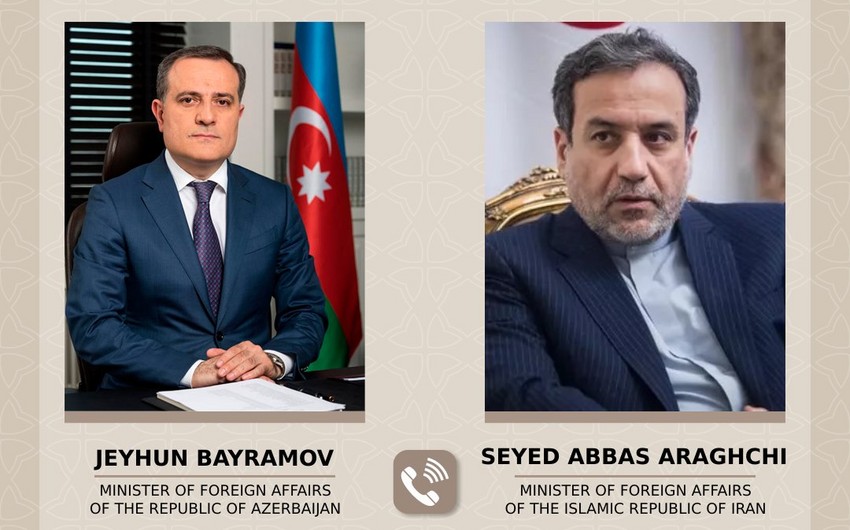 Bayramov iranlı həmkarı ilə danışdı