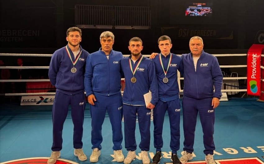 Boksçularımızdan beynəlxalq turnirdə 3 MEDAL