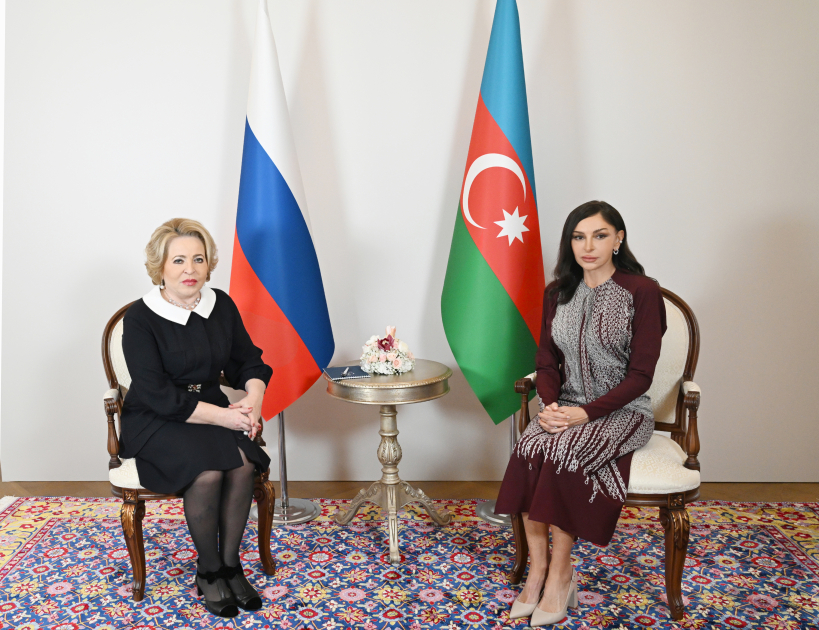 Mehriban Əliyeva Matviyenko ilə görüşdü 