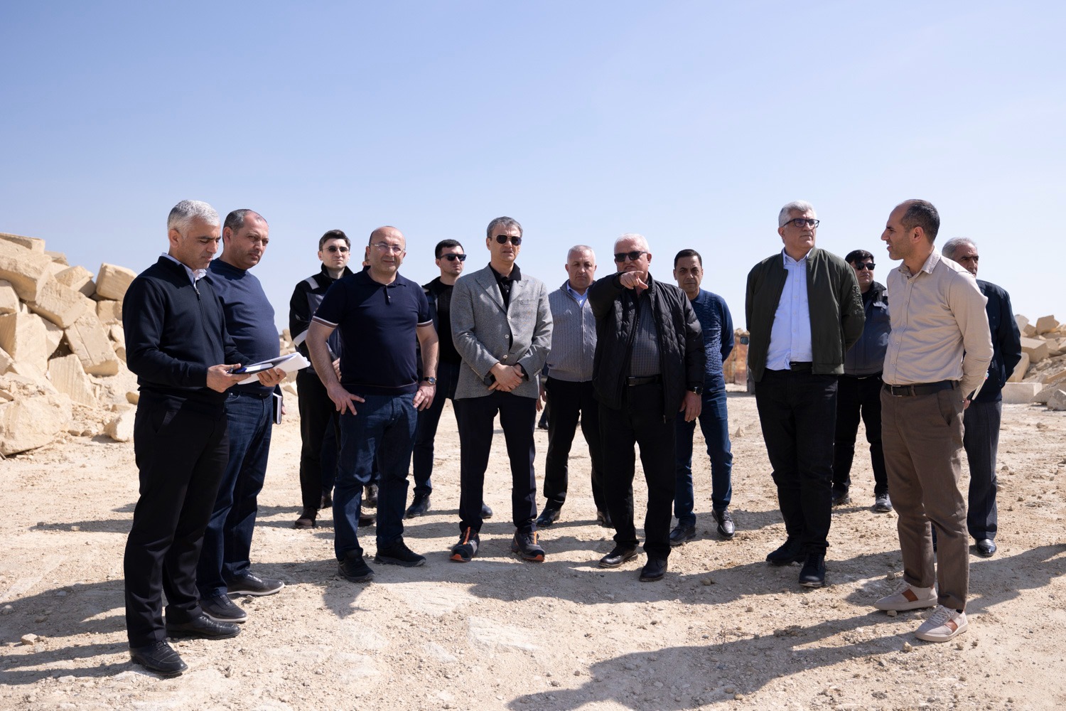 “AzerGold” və DMXEİA-nın rəhbərliyi yataqlara baxış keçirib - FOTO