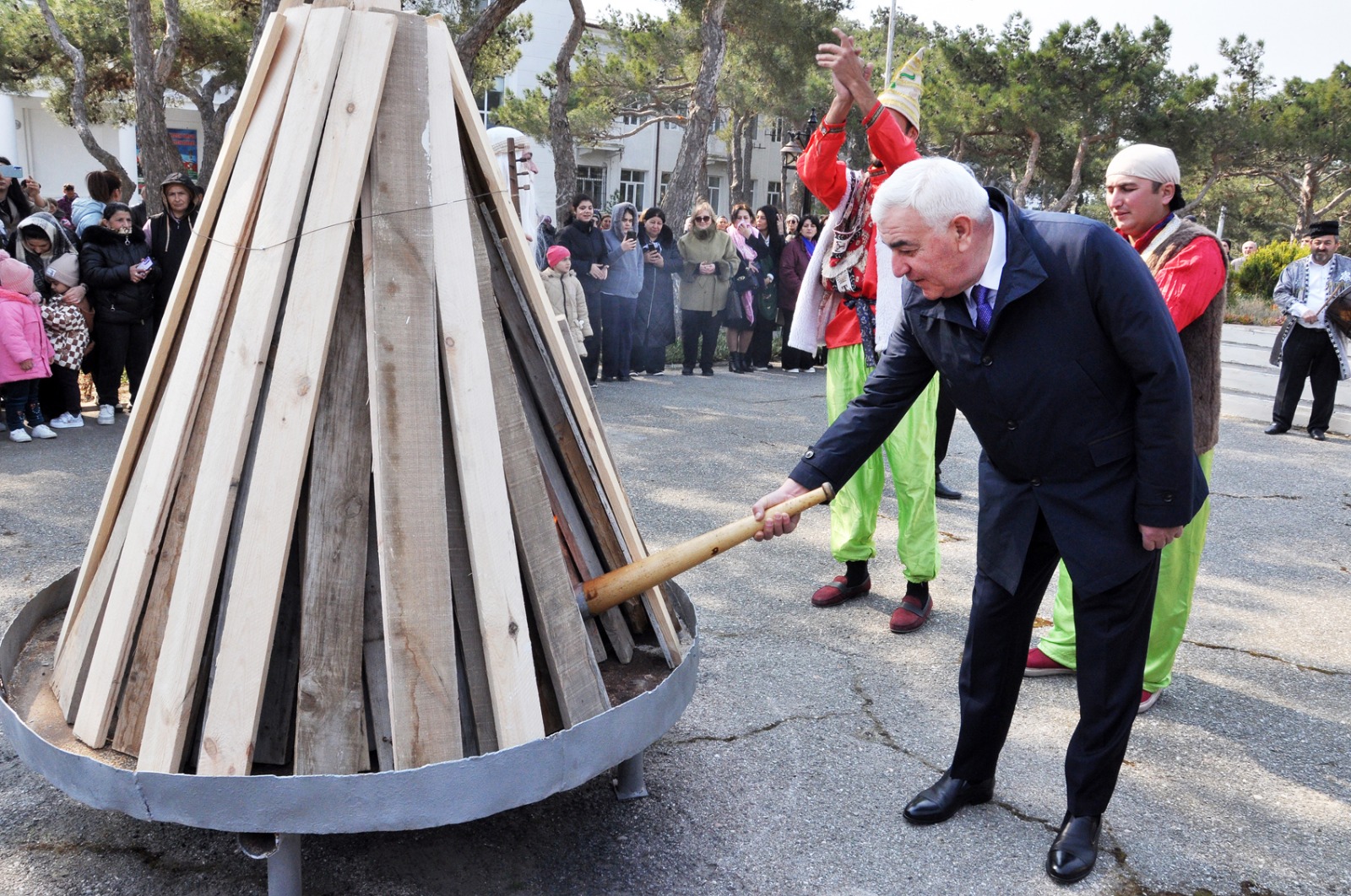 Pirallahıda Novruz bayramı qeyd edilib - FOTOLAR