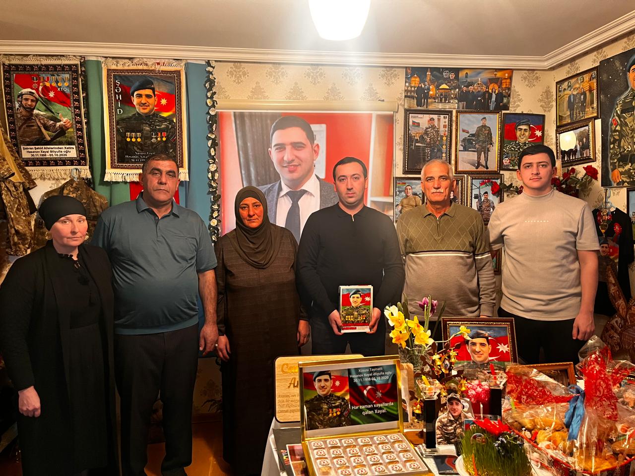 Mahir Süleymanlı Novruz bayramında şəhid ailələri ilə görüşüb