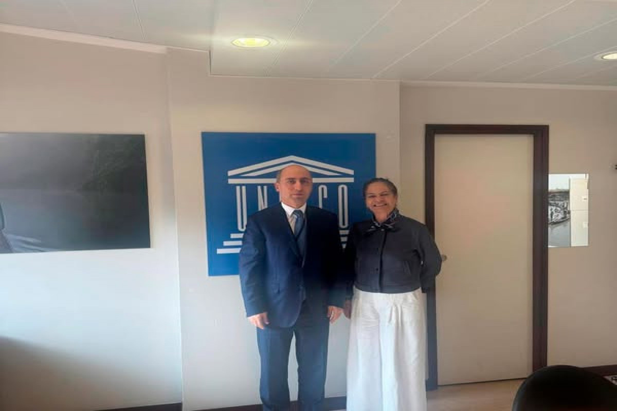 Təhsil naziri Emin Əmrullayev UNESCO Baş direktorunun müavini ilə görüşüb