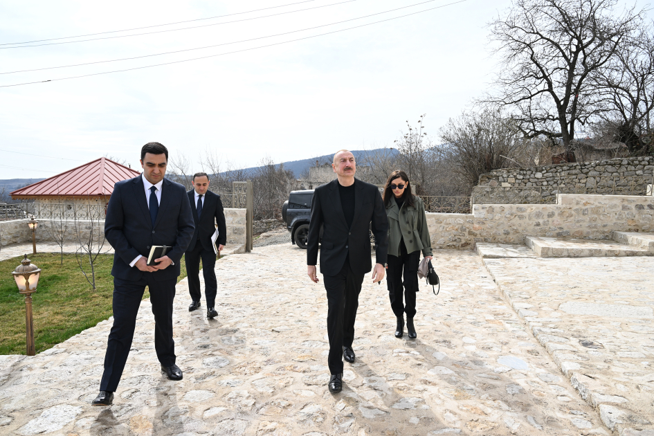 İlham Əliyev və birinci xanım ŞUŞADA