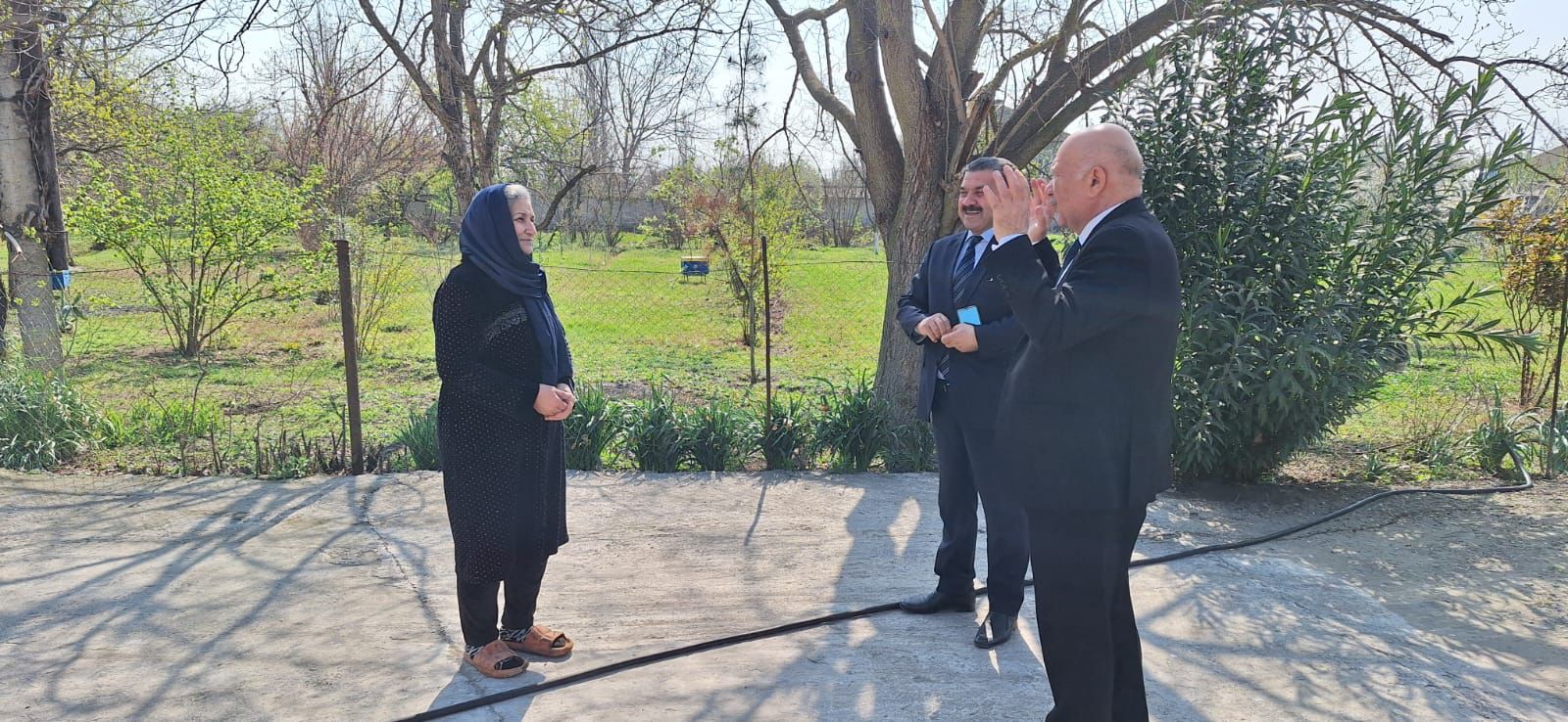 Səyyad Salahlı şəhid ailələri ilə bayramlaşdı – FOTOLAR